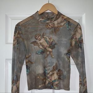 Urban Outfitters Crop top mesh